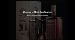 Desktop Screenshot of bloodoathbourbon.com